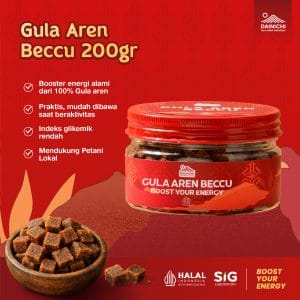 Dainichi Gula Aren Indonesia - Gula Aren Beccu 200gr - Aren Cube